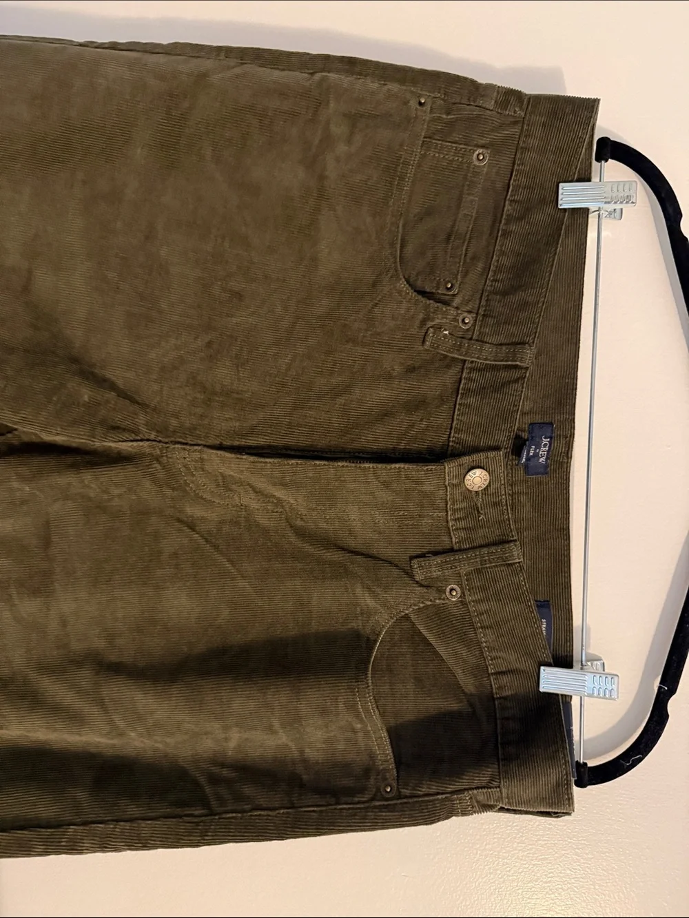 J. Crew Olive Green Corduroy Pants for Men
